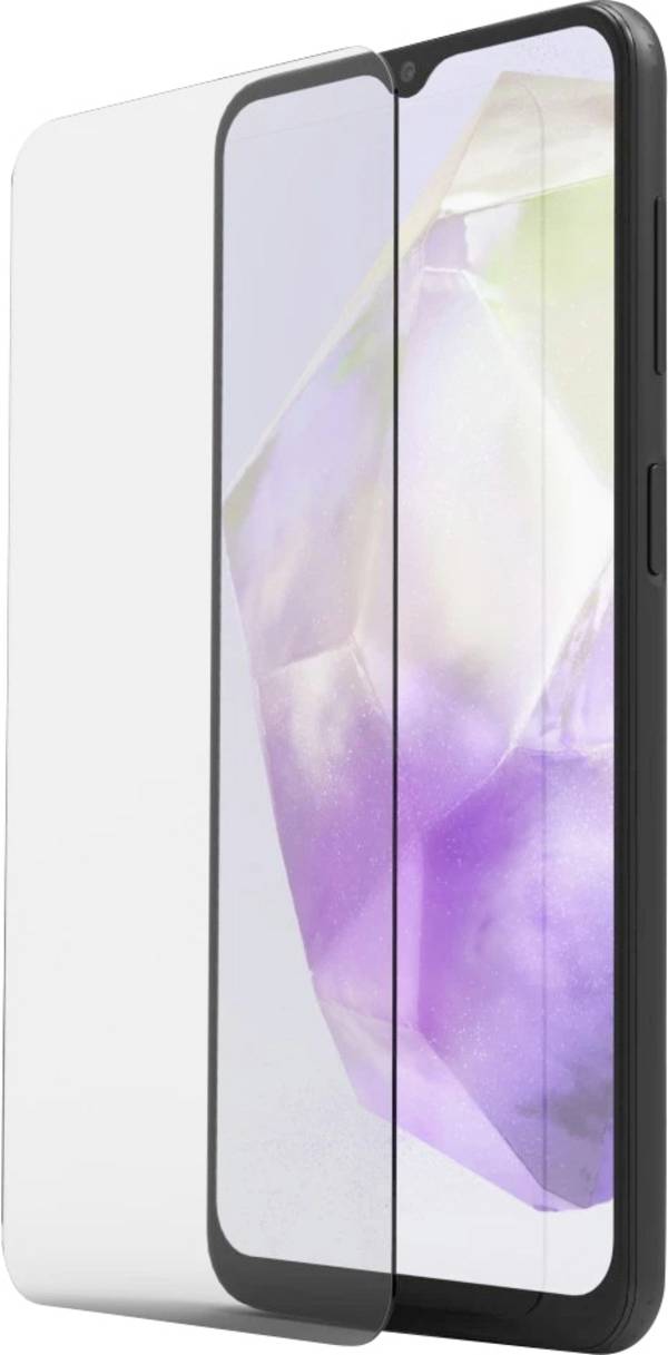 hama 00228527 Handy-Schutzglas "Clear Protect" für Samsung Galaxy A36 5G, Montagehilfe