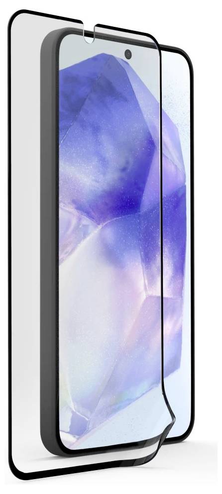 hama 00228532 Handy-Schutzglas "Super Hybrid" für Samsung Galaxy A56 5G, Montagehilfe-2