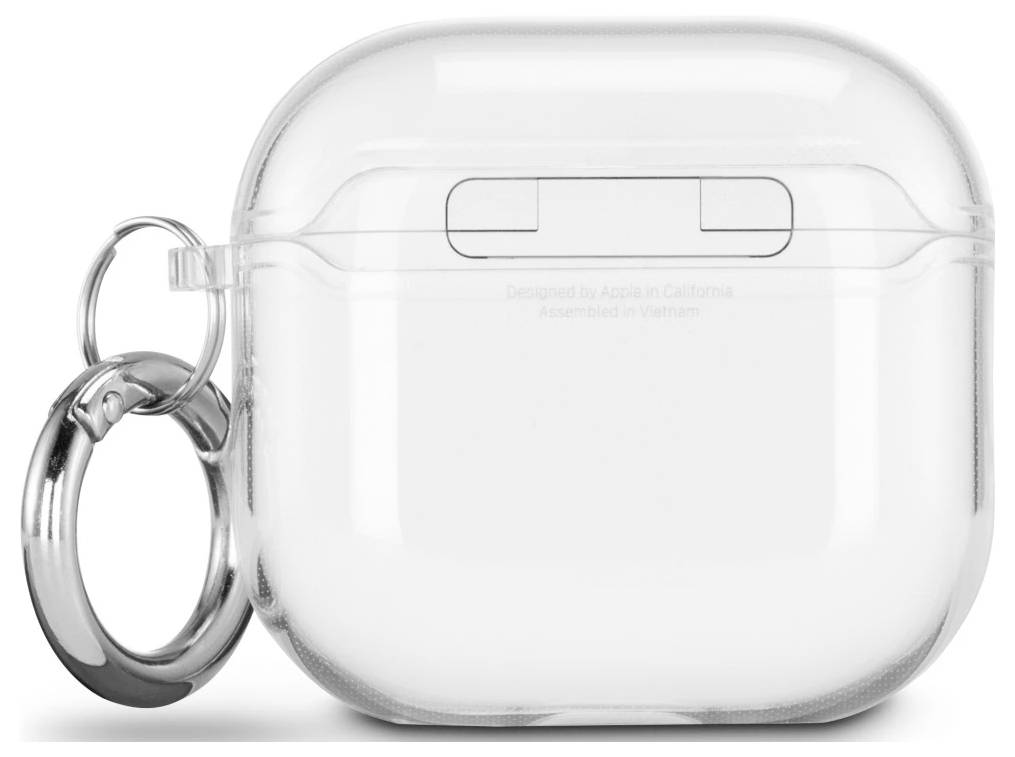 hama 00108481 Schutzhülle "Always Clear" für Ladecase Apple AirPods 4, durchsichtig-1