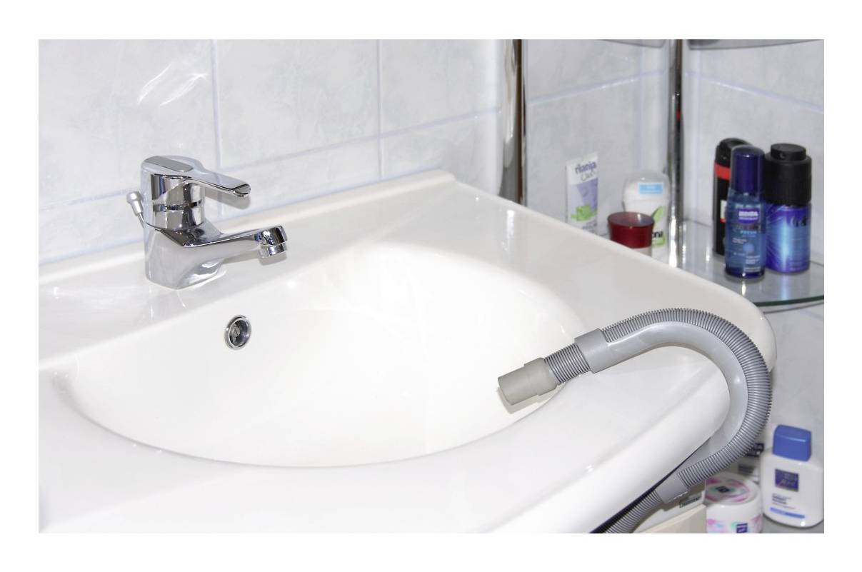 Xavax Ablaufschlauch für Waschmaschinen und Geschirrspüler, 4 m, 1 St./Polybag Wasser Ablaufschlauch-2