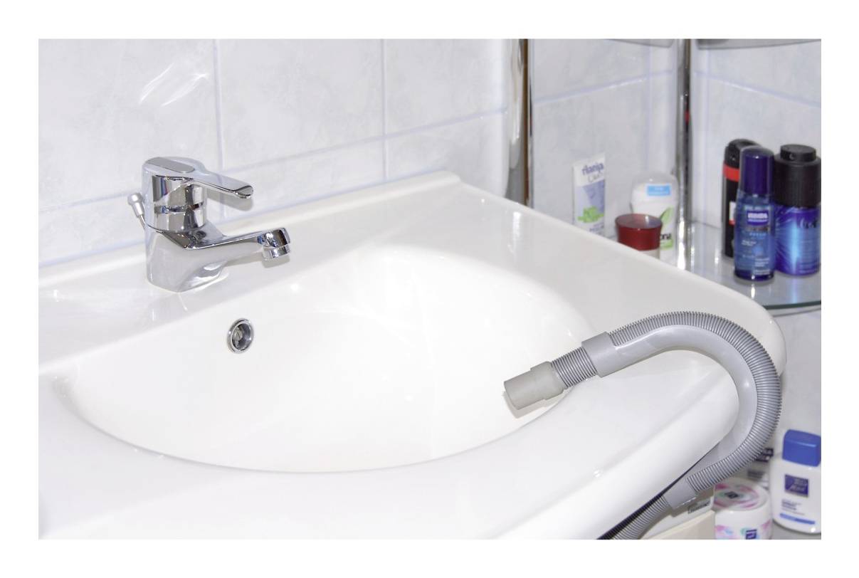 Xavax Ablaufschlauch für Waschmaschinen und Geschirrspüler, 4 m, 1 St./Polybag Wasser Ablaufschlauch-4