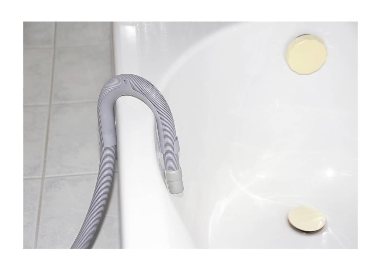 Xavax Ablaufschlauch für Waschmaschinen und Geschirrspüler, 4 m, 1 St./Polybag Wasser Ablaufschlauch-5
