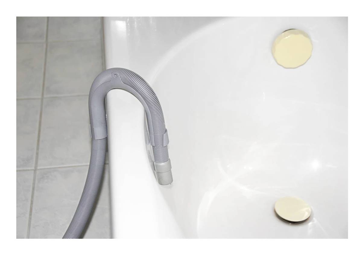 Xavax Ablaufschlauch für Waschmaschinen und Geschirrspüler, 4 m Wasser Ablaufschlauch-3