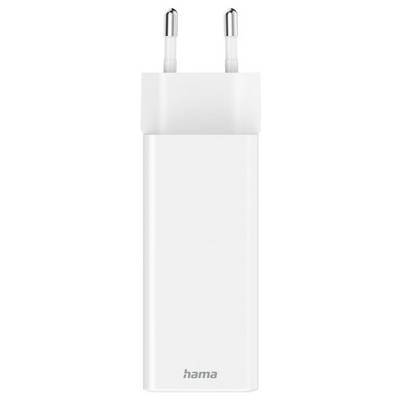 hama 00201997 Schnellladegerät, GaN, 2x USB-C, 1x USB-A, Mini-Ladegerät, PD, 100 W, Weiß-3