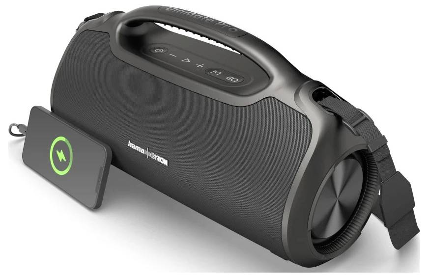Hama Bluetooth®-Lautsprecher "UltiMate Pro" wasserfest IPX6, PowerPack, 120W, SW Bluetooth® Lautsprecher Schwarz-5
