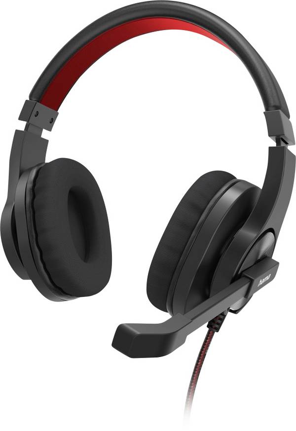 hama 00139937 PC-Office-Headset "HS-USB400 V2", Stereo, Schwarz