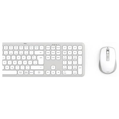 Hama Multi-Device-Tastatur-Maus-Set "WKM-550", kabellos, Funk/BT, WS, QWERTZ DE Kabellos Tastatur, Maus-Set Geräuscharme-5