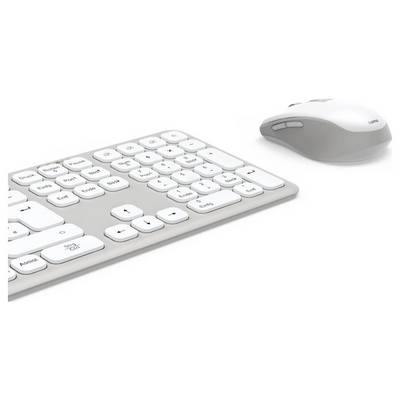 Hama Multi-Device-Tastatur-Maus-Set "WKM-550", kabellos, Funk/BT, WS, QWERTZ DE Kabellos Tastatur, Maus-Set Geräuscharme-6