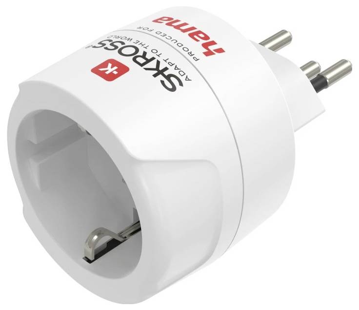 hama 00223484 Reiseadapter Typ J, L, N, 3-polig, für die Schweiz, Italien und Brasilien-1