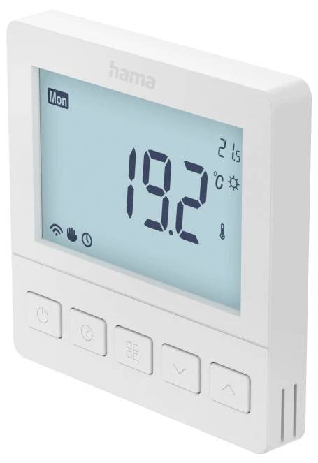 hama 00176629 Smartes Fußbodenheizungs-Thermostat, Unterputz, per App/Sprache steuern-2