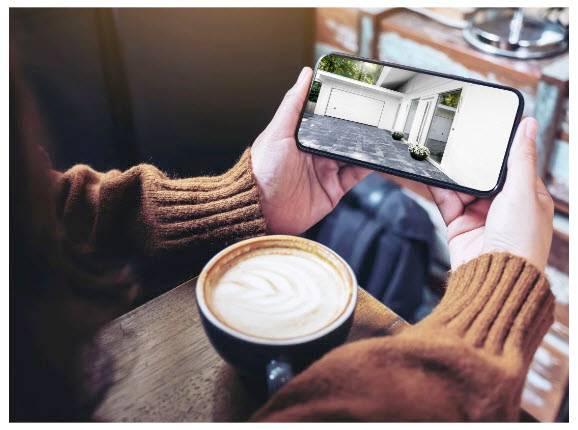 hama 00176645 Überwachungskamera, WLAN-Kamera außen, Aufzeichnung, Nachtsicht, 1080p, WS-6