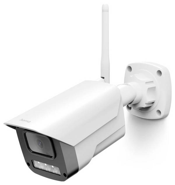 hama 00176653 Smarte Überwachungskamera, WLAN, für außen, Nachtsicht, 1080p, Aufzeichnung