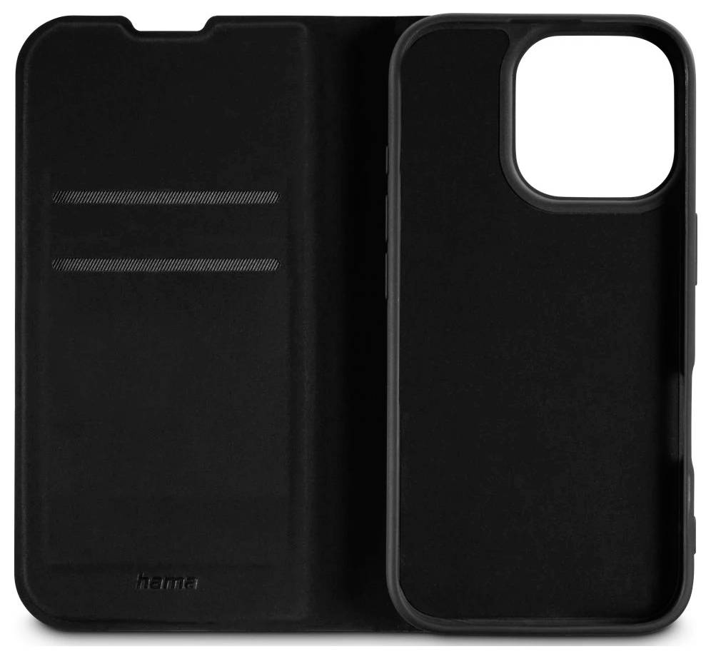 hama 00123750 Handytasche "Daily Protect" für Apple iPhone 16, Schwarz-3