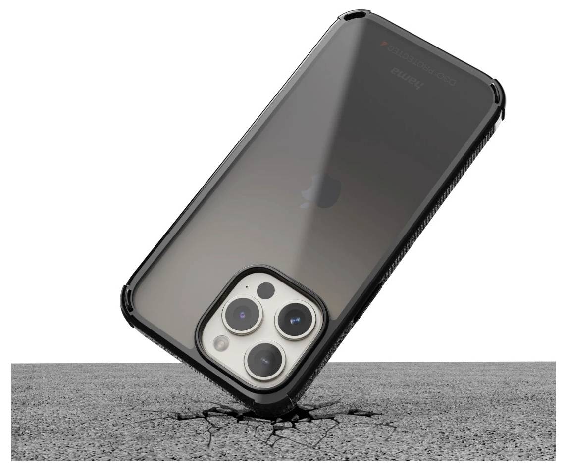 hama 00123720 Handyhülle "Extreme Protect" für Apple iPhone 16e/17e, Schwarz-8