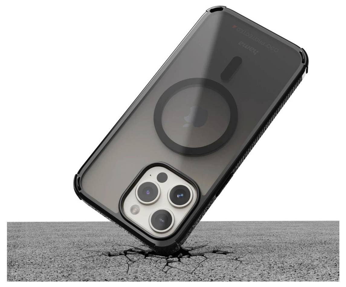 hama 00136841 Handyhülle "Extreme Protect" für Apple iPhone 16, magnetisch, Schwarz-7
