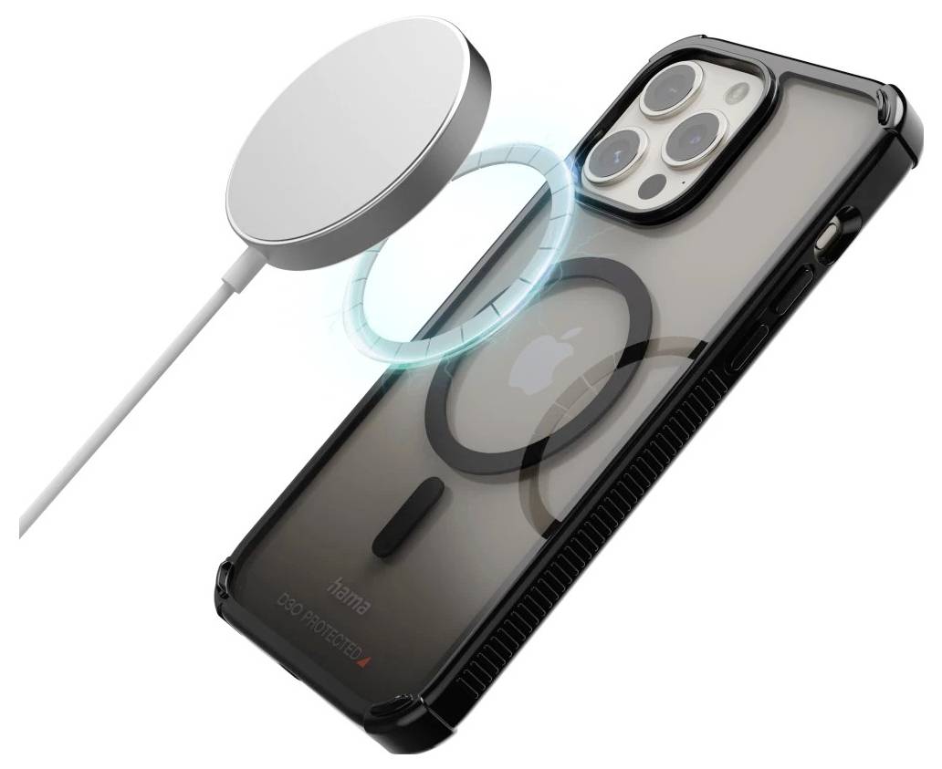 hama 00136841 Handyhülle "Extreme Protect" für Apple iPhone 16, magnetisch, Schwarz-8