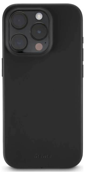 hama 00136867 Handyhülle Fantastic Feel für Apple iPhone 16 Pro Max, Schwarz