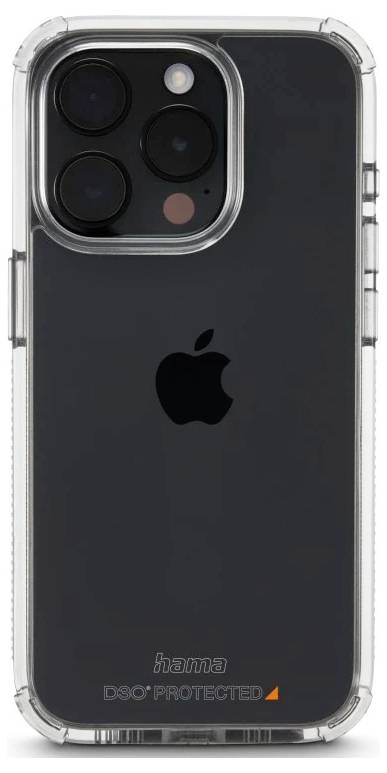 hama 00138115 Handyhülle Extreme Protect für Apple iPhone 15 Pro, durchsichtig