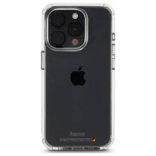 hama 00138115 Handyhülle Extreme Protect für Apple iPhone 15 Pro, durchsichtig