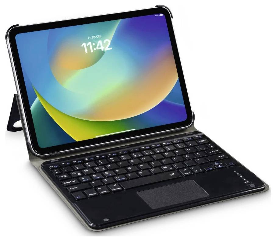 Hama Tablet-Case "Premium", Hülle m. Tastatur f. iPad 11" (25)/10.9" (22), Schw. Tablet Hülle Apple iPad 11" (25)/10.9" -9