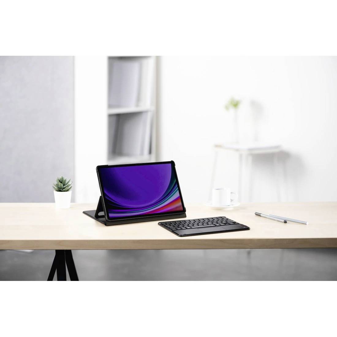Hama Tablet Case Premium Tablet-Tastatur mit Hülle Passend für Marke (Tablet): Samsung Samsung Galaxy Tab S10+-7