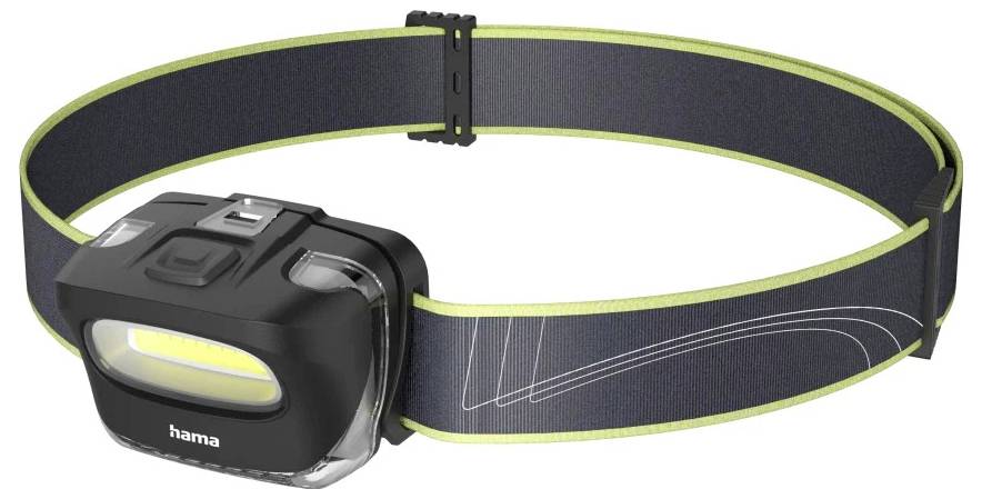 Hama HL110 Black, Blue, Yellow Headband flashlight COB LED