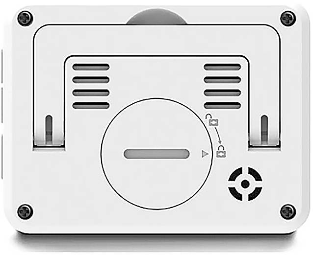 hama 00222205 Digitaler Wecker "Kos", LCD, Weiß-1