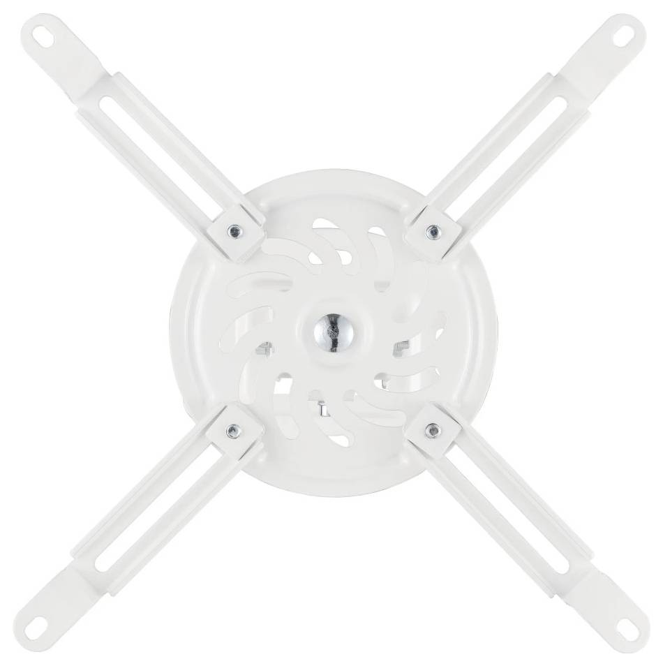 Hama Beamerhalterung, schwenkbar, drehbar, neigbar, für Decke, bis 13,5 kg Beamer-Deckenhalterung Weiß-2