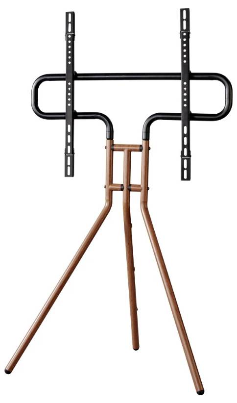 hama 00220872 TV-Stand "Staffelei-Design", 191 cm (75"), Höhe variabel, Holzoptik Walnuss-1