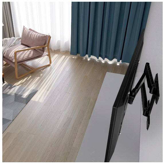 hama 00220853 TV-Wandhalterung schwenkbar, ausziehbar, langer Arm, 165 cm (65") bis 50 kg-18