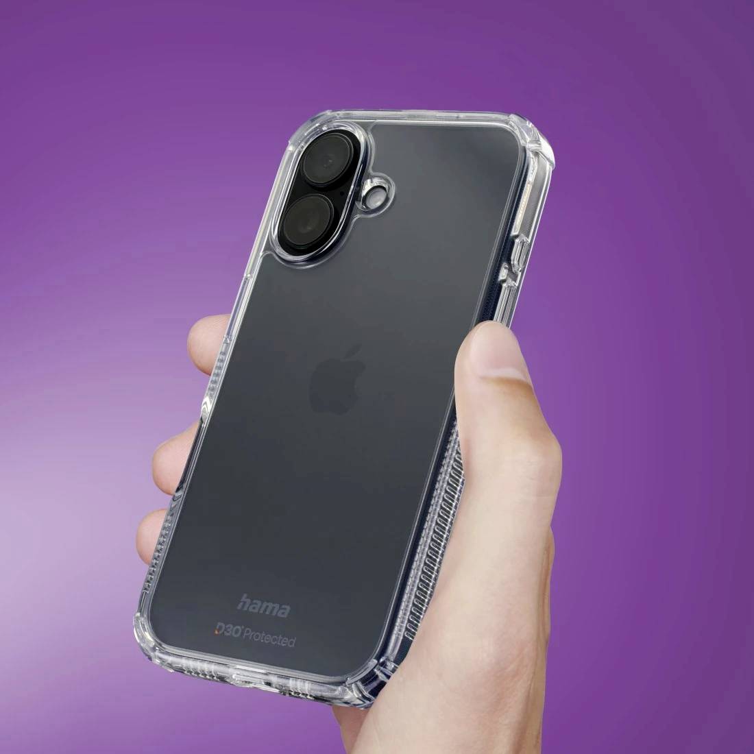 hama 00123719 Handyhülle "Extreme Protect" für Apple iPhone 16e/17e, durchsichtig-9