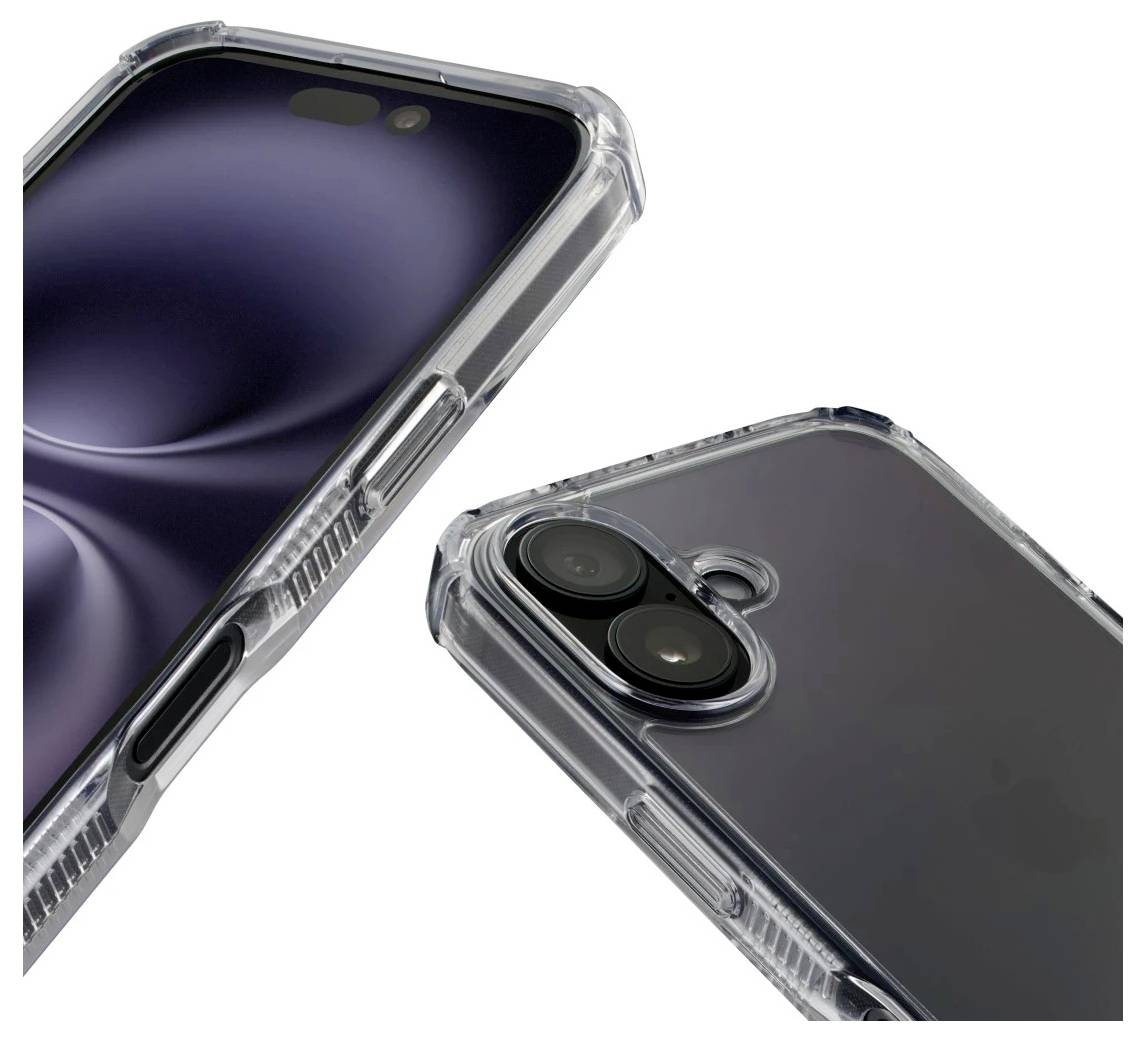 hama 00123719 Handyhülle "Extreme Protect" für Apple iPhone 16e/17e, durchsichtig-6