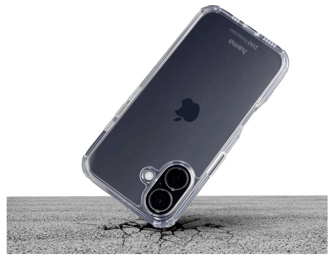 hama 00123719 Handyhülle "Extreme Protect" für Apple iPhone 16e/17e, durchsichtig-7