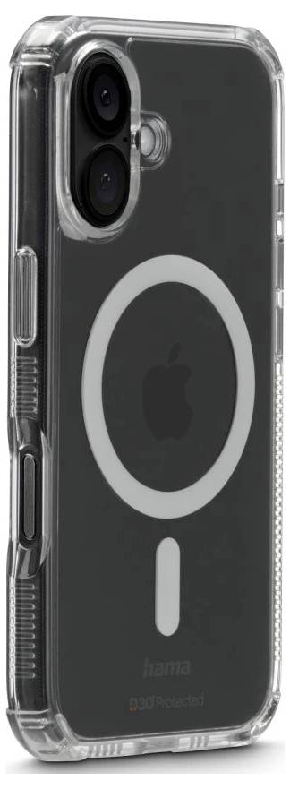 hama 00123753 Handyhülle "Extreme Protect" für Apple iPhone 16, magnetisch, durchsichtig-2