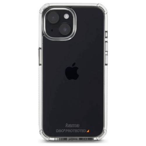 hama 00138103 Handyhülle Extreme Protect für Apple iPhone 15, durchsichtig