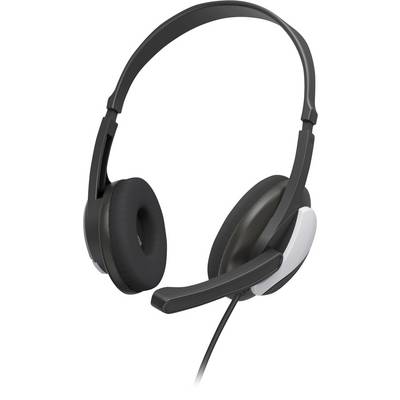 hama 00139931 PC-Office-Headset "HS-P100 V2", Stereo, Schwarz-0