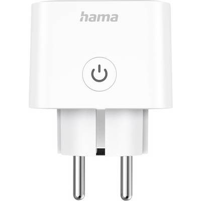 hama 00176638 Smarte WLAN-Steckdose, Matter, sprach- u. appgesteuert, nachrüstbar, 3.680W-0