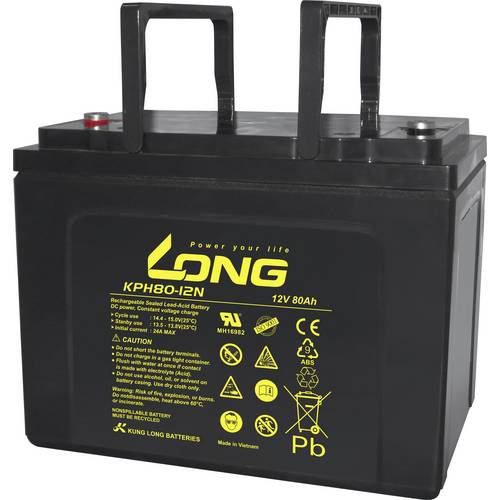 KungLong KPH80-12N-M Bleiakku Blei-Vlies (AGM) 80 Ah 12 V 1 St.