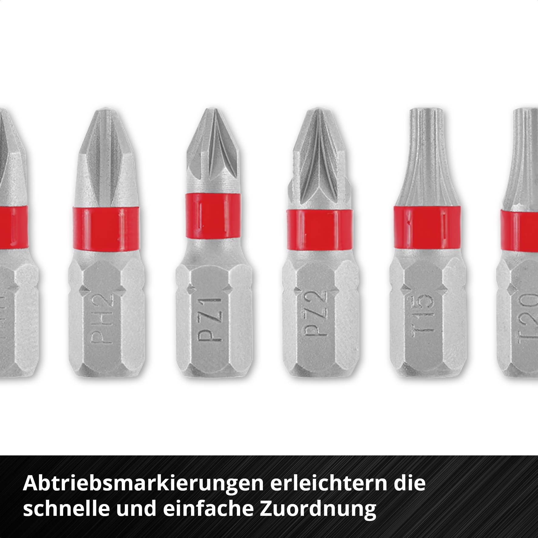 Einhell Bit Taschenbox 11tlg 118663 Bit-Set PH, PZ, Innen-Sechskant, TX inkl. Bithalter-2