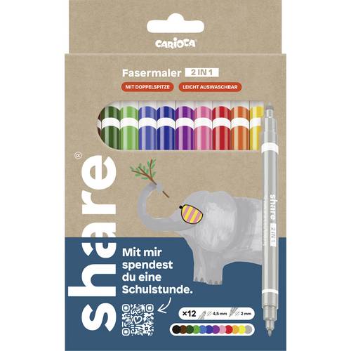 share Fasermaler 4-0003-12-1 2 mm, 4.5 mm 12 St.