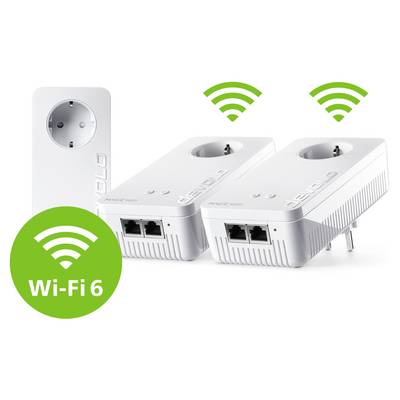 Devolo Magic 2 WiFi 6 next Powerline WLAN Multiroom Starter Kit 07195 Powerline, WLAN 2400 MBit/s-6