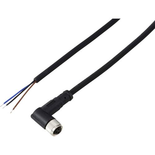 TRU COMPONENTS TC-13748760 Anschlussleitung M8 x 1 Buchse, gewinkelt 2 m Polzahl Sensoren: 3 1 St.