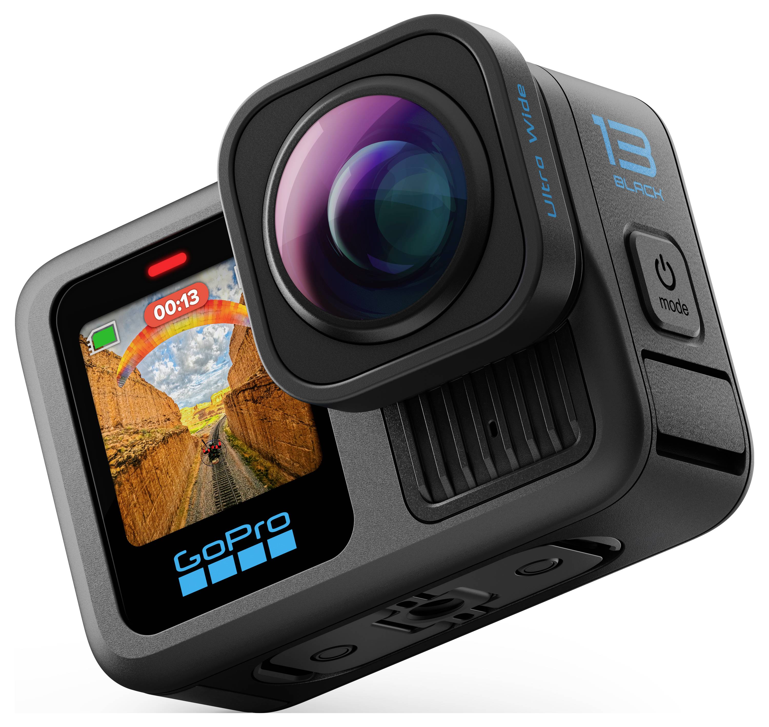 GoPro HERO13 Black Ultra Wide Edition Action Cam 4K, 5.3K, 2.7K, Touch-Screen, Ultra HD, Wasserfest, GPS, Staubgeschützt-2