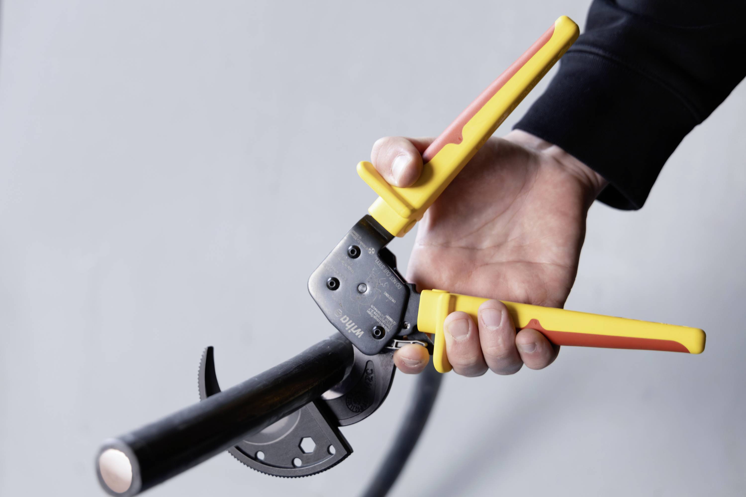 Wiha 46674 Kabelschneider Geeignet für (Abisoliertechnik) Alu- und Kupferkabel, ein- und mehrdrähtig 34 mm 300 mm²-8