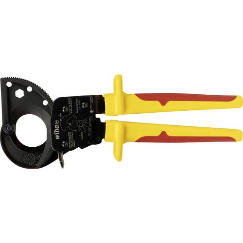 Wiha 46674 Kabelschneider Geeignet für (Abisoliertechnik) Alu- und Kupferkabel, ein- und mehrdrähtig 34 mm 300 mm²