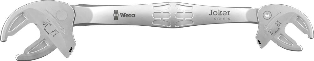 Wera 05020330001 6006 Joker XS/S Selbstjustierender Doppel-Maulschlüssel Schlüsselweite (Metrisch) 7 - 13 mm Schlüsselwe...