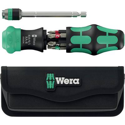 Wera Kraftform Kompakt 20 RA-R mit Tasche Universal Bit-Ratschen-Schraubendreher-0