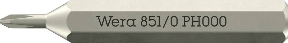 Thumbnail - Wera 851 Micro 05058119001 Kreuzschlitz-Bit PH 000 1 St.