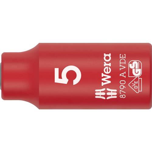 Wera 8790 A VDE 05005931001 Außen-Sechskant Steckschlüsseleinsatz 5 mm