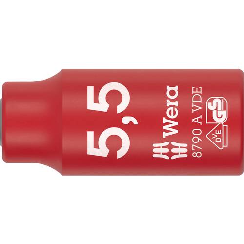 Wera 8790 A VDE 05005932001 Außen-Sechskant Steckschlüsseleinsatz 5.5 mm